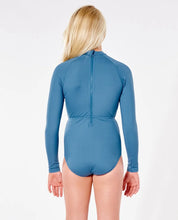 Load image into Gallery viewer, Girl Ripcurl long sleeve one piece swimsuit SPF 50 8-14