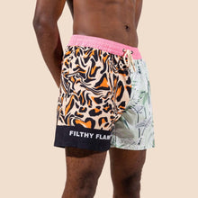 Load image into Gallery viewer, Duvin MELTED LEOPARD men's swim shorts
