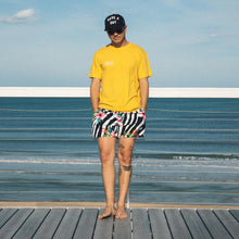 Load image into Gallery viewer, Duvin Zebra Floral Swim Shorts