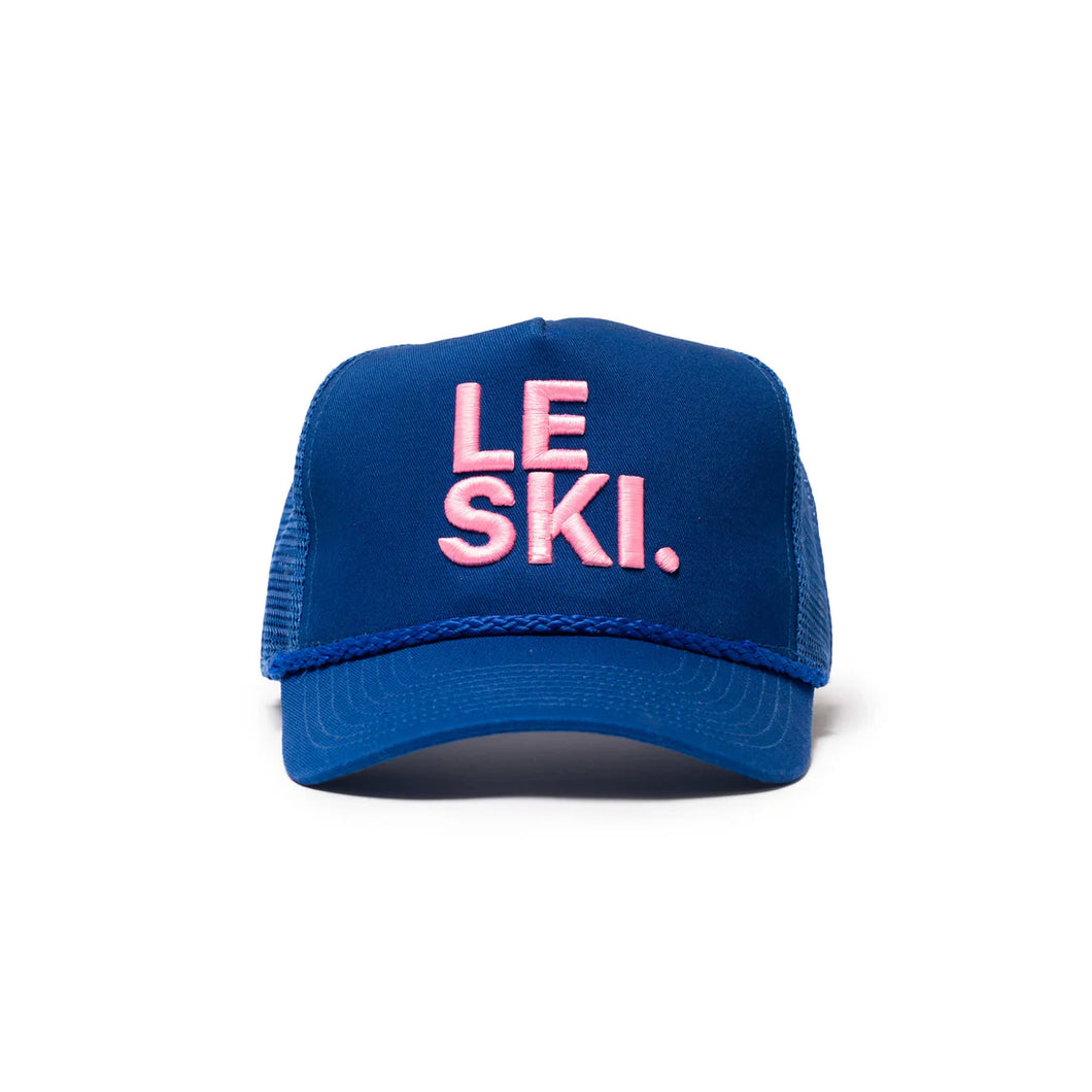 Le SKI. BLUE / PINK Hat