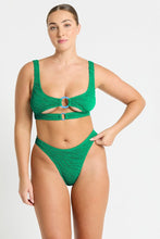Load image into Gallery viewer, Bond-Eye Sasha + Cristy Emerald Tiger Bikini Set
