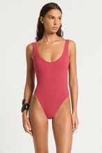 Load image into Gallery viewer, Bond-eye Lucia reversible onepiece Sienna / Scarlet
