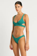 Load image into Gallery viewer, Bond-eye Nino + Sign Bikini - Teal Animalia -
