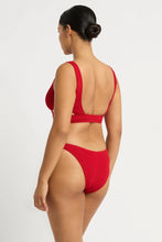 Load image into Gallery viewer, Bond-eye Nino crop + scene Bikini set BAYWATCH RED
