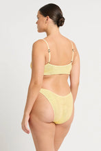 Load image into Gallery viewer, Bond-eye Saint crop + Sign Bikini set - Butter
