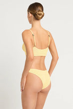 Load image into Gallery viewer, Bond-eye Saint crop + Sign Bikini set - Butter

