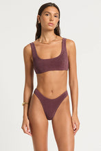 Load image into Gallery viewer, Bond-eye Malibu Crop + Christy brief Amarena

