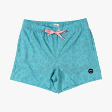Load image into Gallery viewer, Duvin Leopard Short TEAL
