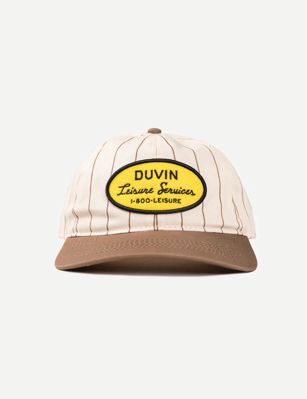 Duvin Services Hat  BROWN stripe