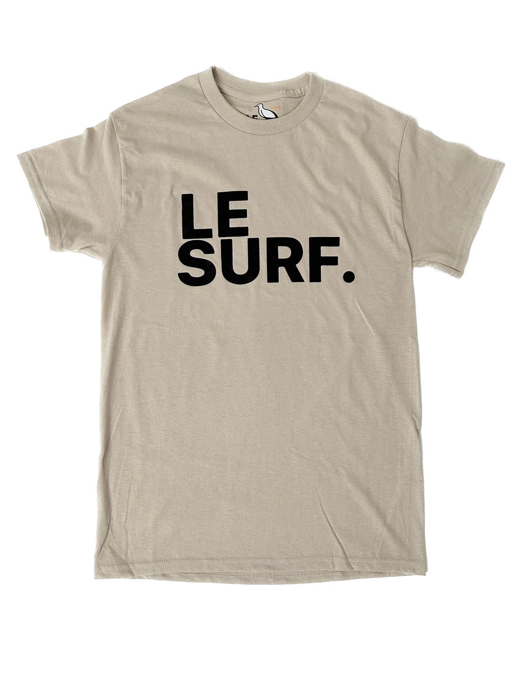 Le Surf. T-Shirt TAN-BLACK