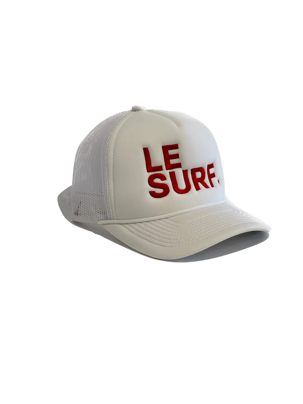 Le Surf. Hat WHITE-RED