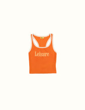 Load image into Gallery viewer, Duvin Ribbed Tank Orange
