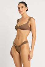 Load image into Gallery viewer, Bond-eye Lurex Georgina Balconette Top + Brief Bikini SET

