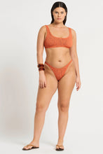 Load image into Gallery viewer, Bond-eye Malibu Crop + Scene brief Amber Leopard
