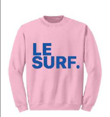 Le SURF. Sweatshirt PINK / BLUE