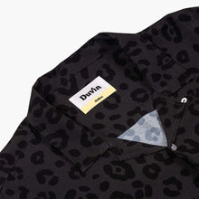 Load image into Gallery viewer, Duvin Black Leopard Button up cabana shirt
