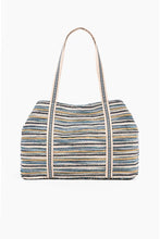 Load image into Gallery viewer, Grecian Night Embellished tote beachbag

