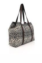 Load image into Gallery viewer, Leopard embellished tote beachbag
