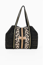 Load image into Gallery viewer, Bee embellished tote beach bag
