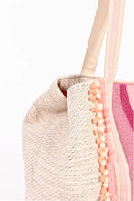 Load image into Gallery viewer, Rose all day embellished tote beach bag
