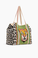 Load image into Gallery viewer, Forestery Embellished tote beachbag
