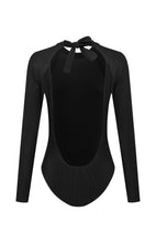 Load image into Gallery viewer, Abysse Billie onepiece ribbed BLACK

