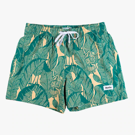 Duvin Banana Leaf men's swim shorts