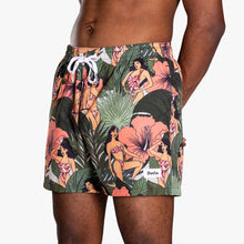 Load image into Gallery viewer, Duvin Beach babe men&#39;s swim shorts
