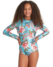 Load image into Gallery viewer, Billabong girls surf suit / swimsuit SPF 50 protection

