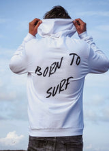 Load image into Gallery viewer, BORN TO SURF men&#39;s hooded sweatshirt
