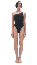 Load image into Gallery viewer, Norma- Mio one shoulder one piece black
