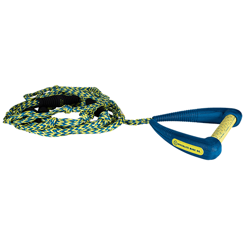 Hyperlite pro  surf rope 25' blue & yellow